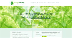 Desktop Screenshot of imagenature.com.br